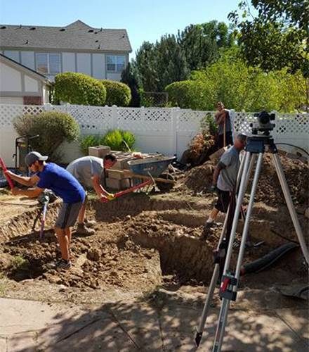 digging hole Art of the Yard Denver