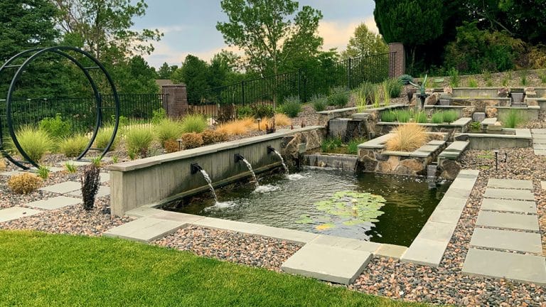 Custom Water Feature Denver | Landscaping Contractor | Art Of The Yard