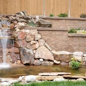 Water Feature in a Cold Climate from Art of the Yard Denver